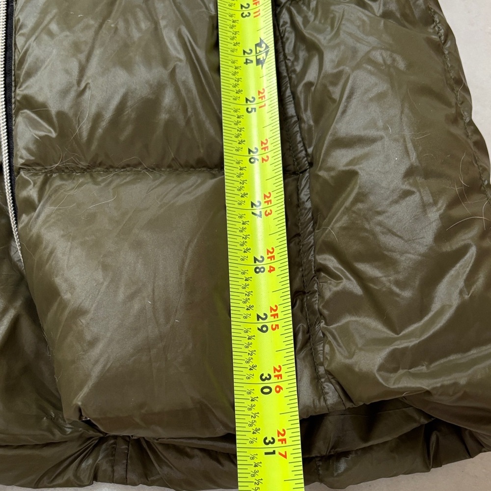 Puffer Long Vest- army green - Picture 5 of 7